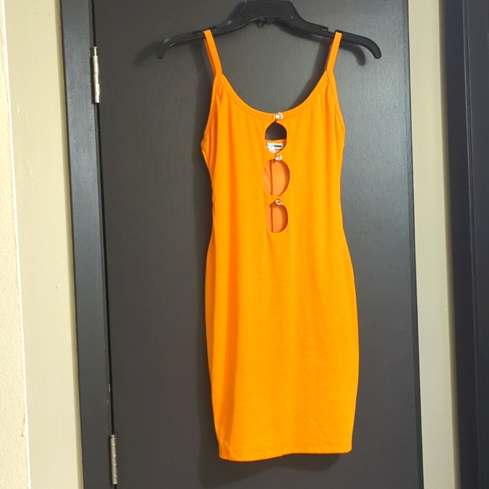 Fashion Nova Orange dress